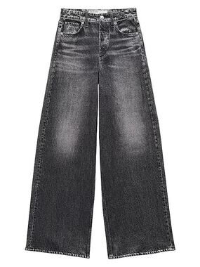rag & bone (27) Miramar Sofie Denim Sweatpants Printed Wide Leg "Jeans"